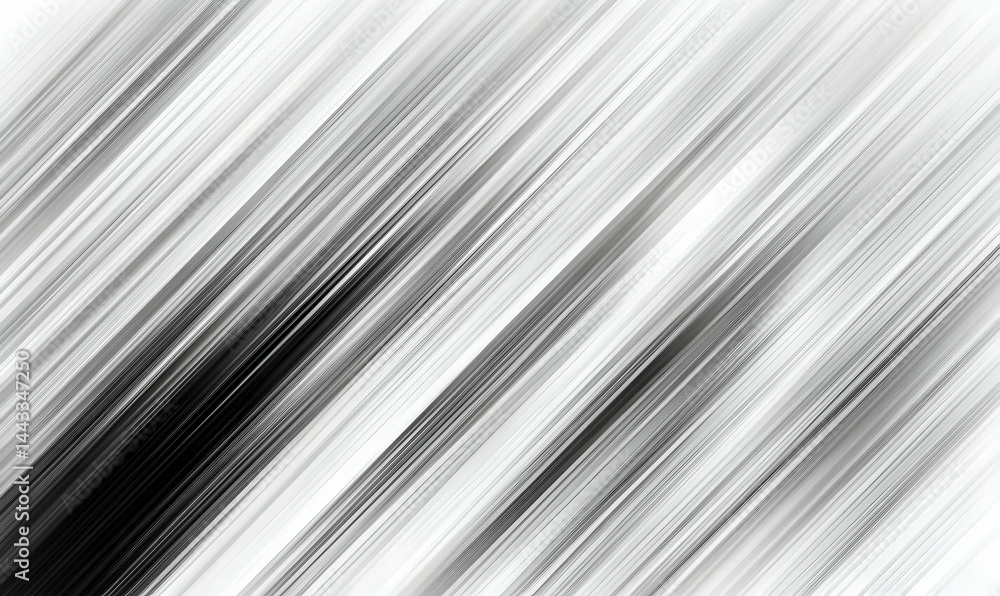 Fototapeta premium Abstract grayscale diagonal lines background texture; perfect for modern designs, websites, presentations, and digital art projects.