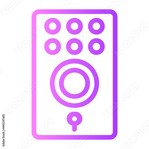 Smart Door  gradient icon