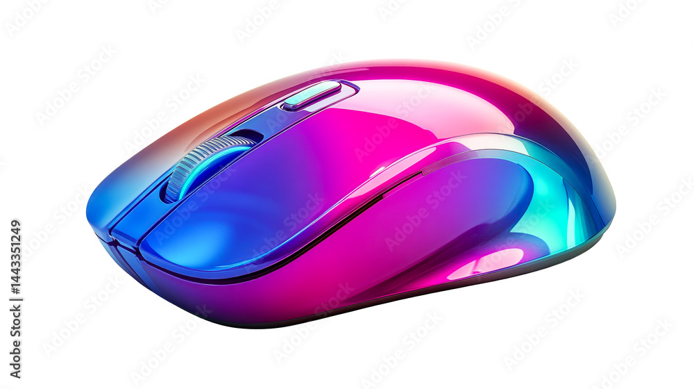 Computer mouse with RGB, cut out transparent Computer mouse with RGB, cut out transparent
