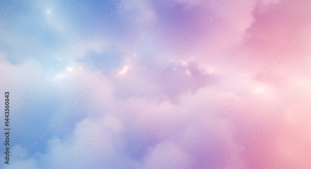 Obraz premium blue sky with clouds IA generated 