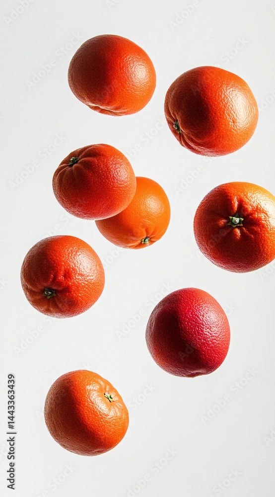 Floating citrus explosion studio food photography minimalist aesthetic creative concept Floating citrus explosion studio food photography minimalist aesthetic creative concept