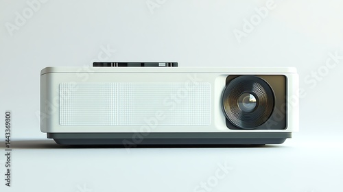 Digital projector isolated on a white background