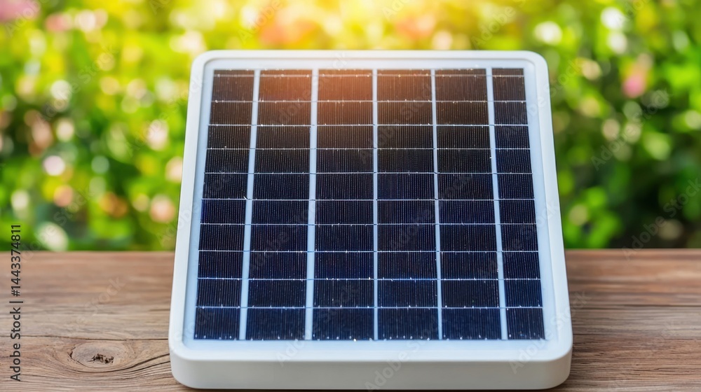 Rare earth renewable energy Concept, Compact Portable Solar Battery Bank for Outdoor Use with Maximum Efficiency and Lightweight Design
