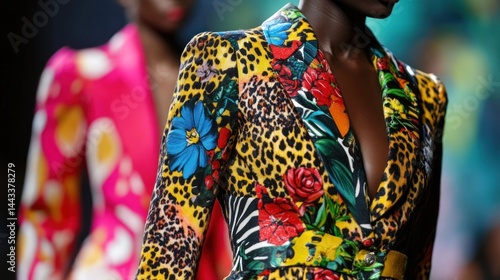 Wallpaper Mural Bold, vibrant print blazer Torontodigital.ca