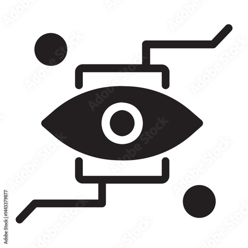 Eye Scanner  glyph icon
