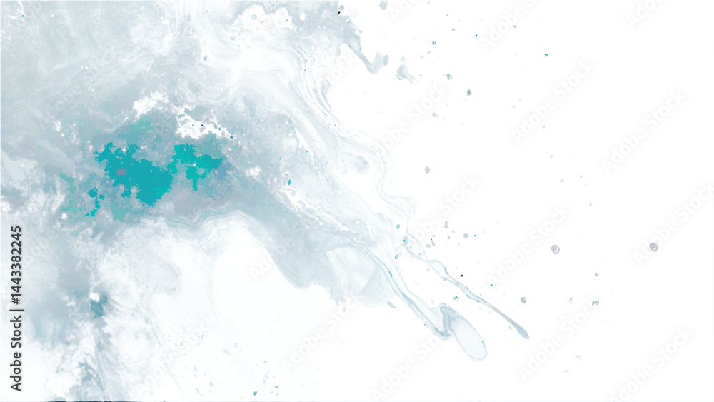 Obraz premium blue water splash