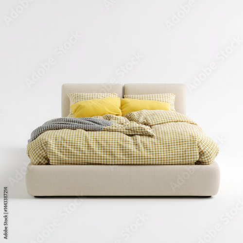 Bed Isolated On White