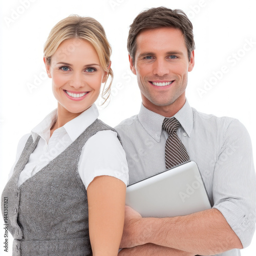 Business People With Laptop...