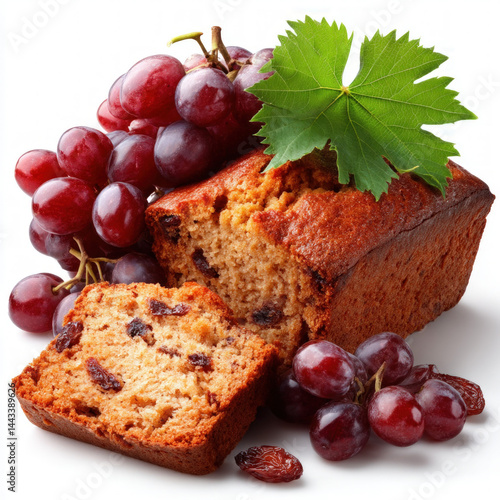 Fruit Cake Isolated