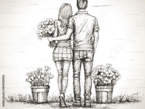Love sketch: An affectionat...