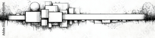 Sketch banner: A decorative...