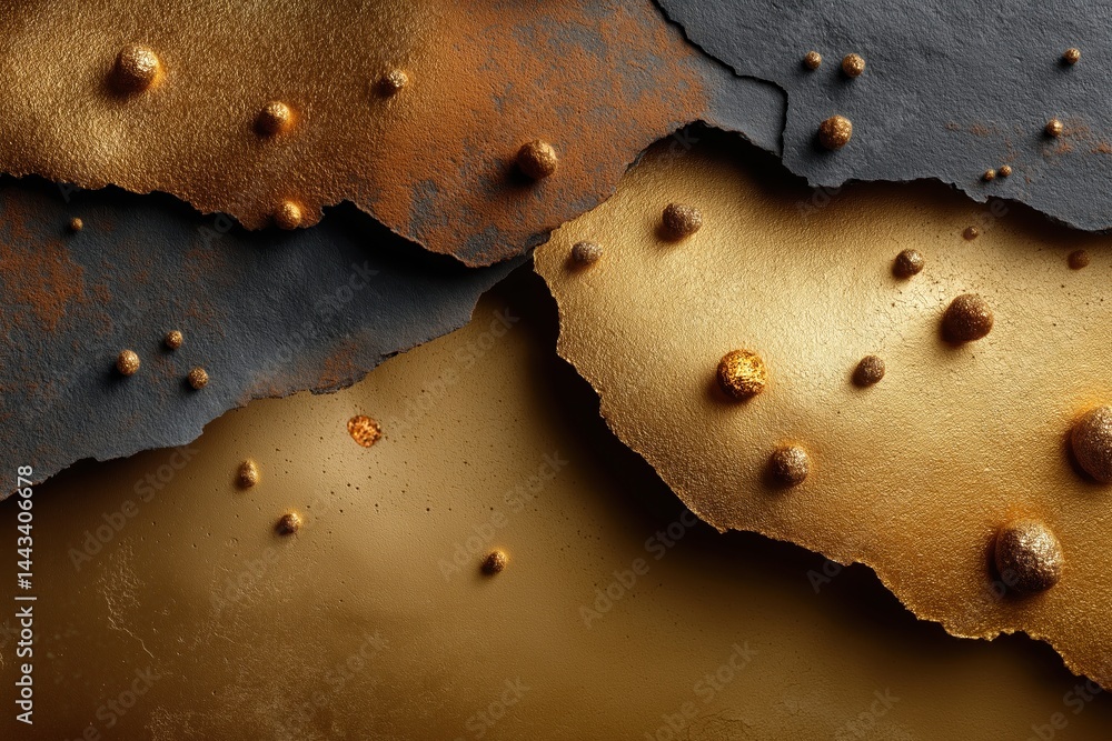 Elegant watercolor golden background material with vibrant textures and unique patterns for design use