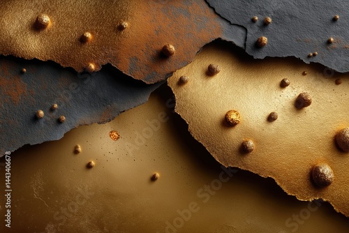 Obraz na płótnie Elegant watercolor golden background material with vibrant textures and unique patterns for design use w salonie