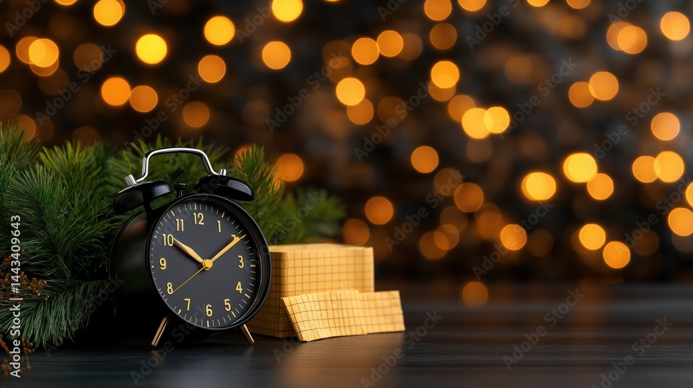 Clock and sticky notes on office desk emphasize time management strategies for a productive business environment