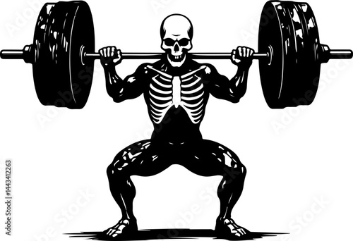 Muscular Bodybuilders with Weights vector bundle