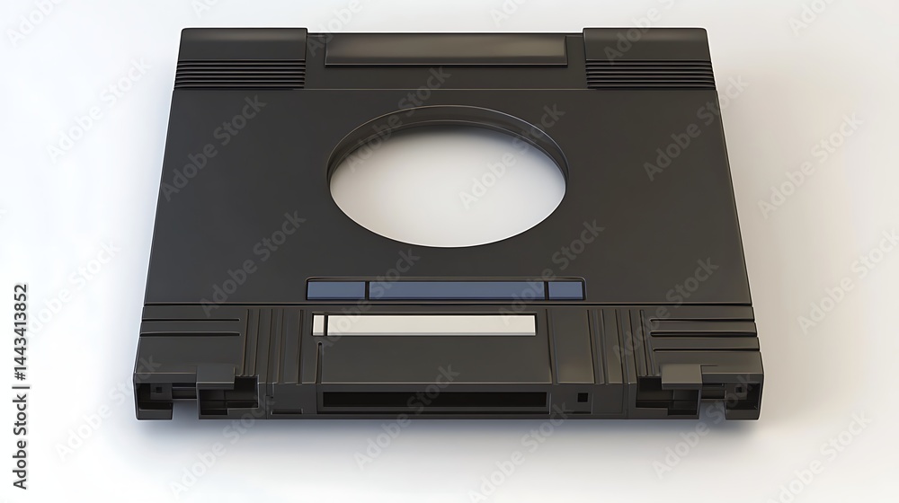 Obraz premium Technical gadget rendered against white background