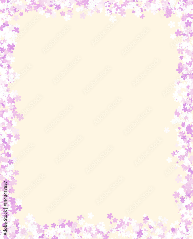 Delicate Floral Frame for Invitations and Greetings Delicate Floral Frame for Invitations and Greetings