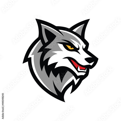  A mascot Design of a Wolf