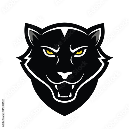 Mascot design of a black Panther