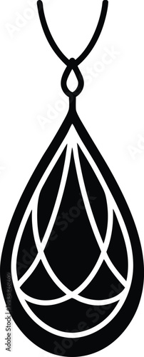 vector illustration of a black and white shark