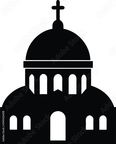 vector illustration of a church