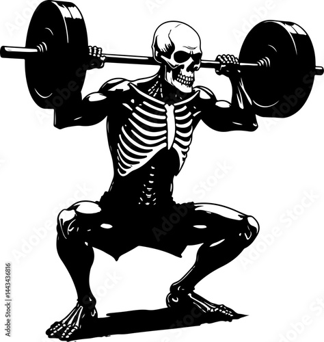  Powerful Deadlift Strength gym vector