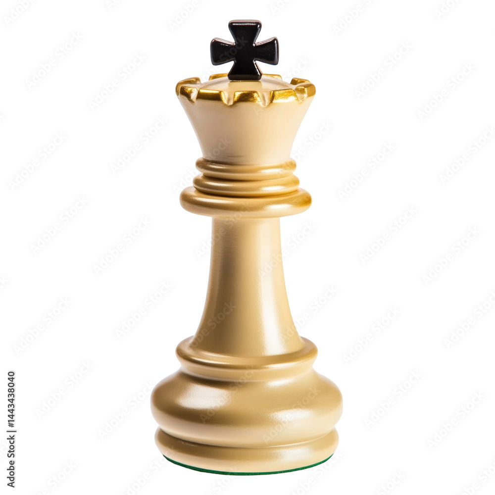 Chess King isolated on a transparent background Chess King isolated on a transparent background