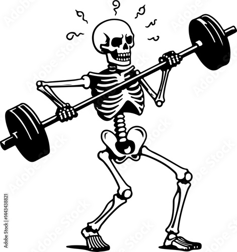  Powerful Deadlift Strength gym vector
