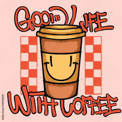 smile Coffee Cup Urban Streetwear Art