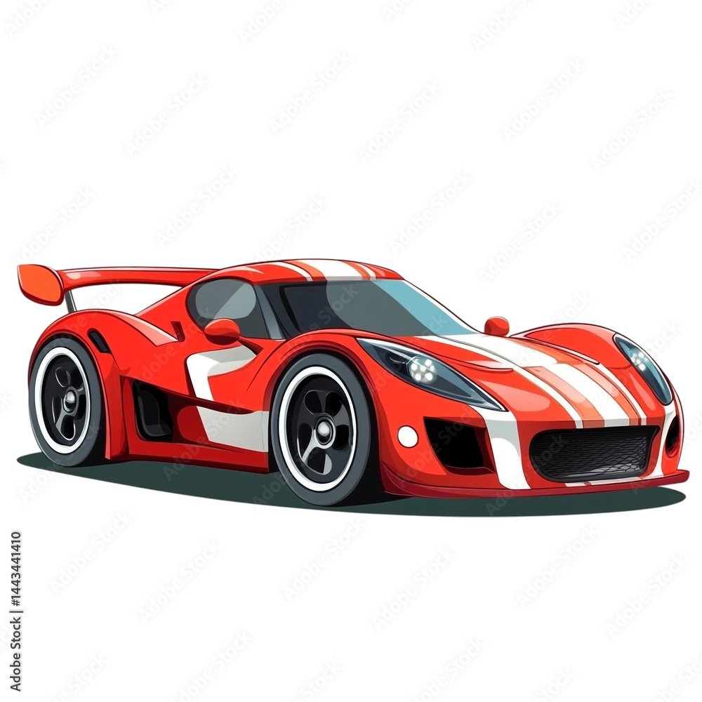 Red and White Race Car Speed Design Power, Red and White Race Car Speed Design Power,