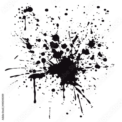 vector blot on white .Generative AI