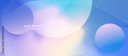 Abstract multicolor gradient background with soft shapes. Vector.
