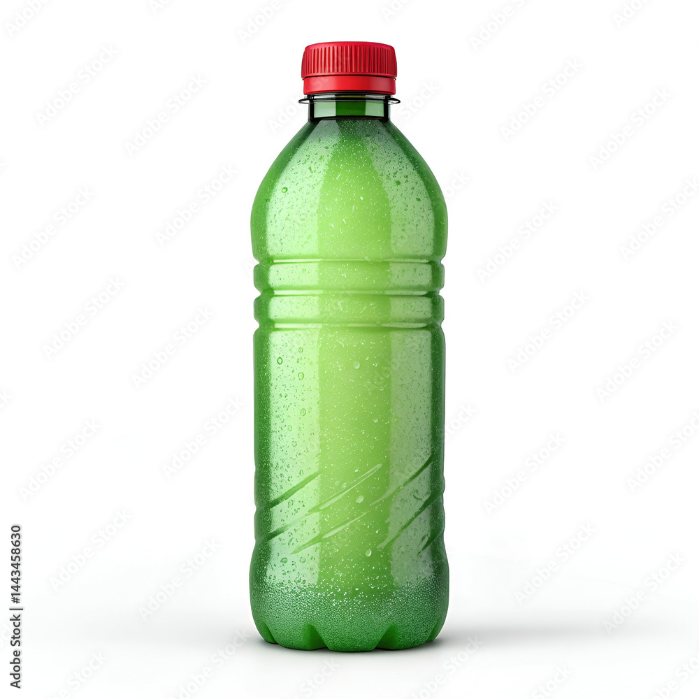 bottle of water, green plastic bottle for advertising, marketing and promotion concept , bottle of water