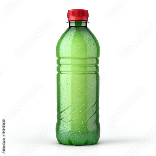 Obraz na płótnie bottle of water, green plastic bottle for advertising, marketing and promotion concept , bottle of water w salonie