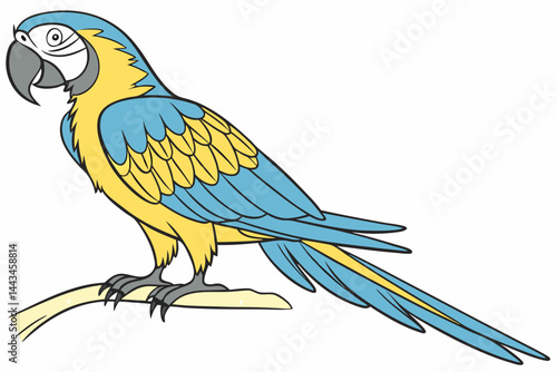 parrot on a branch