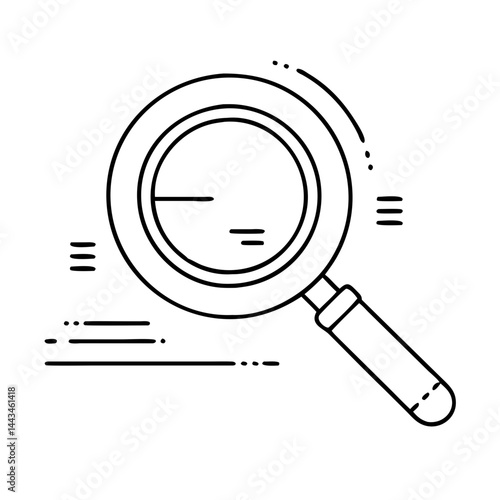 magnifying glass icon, magnifying glass vector illustration-simple illustration of magnifying glass, perfect for magnifying glass logos and icons