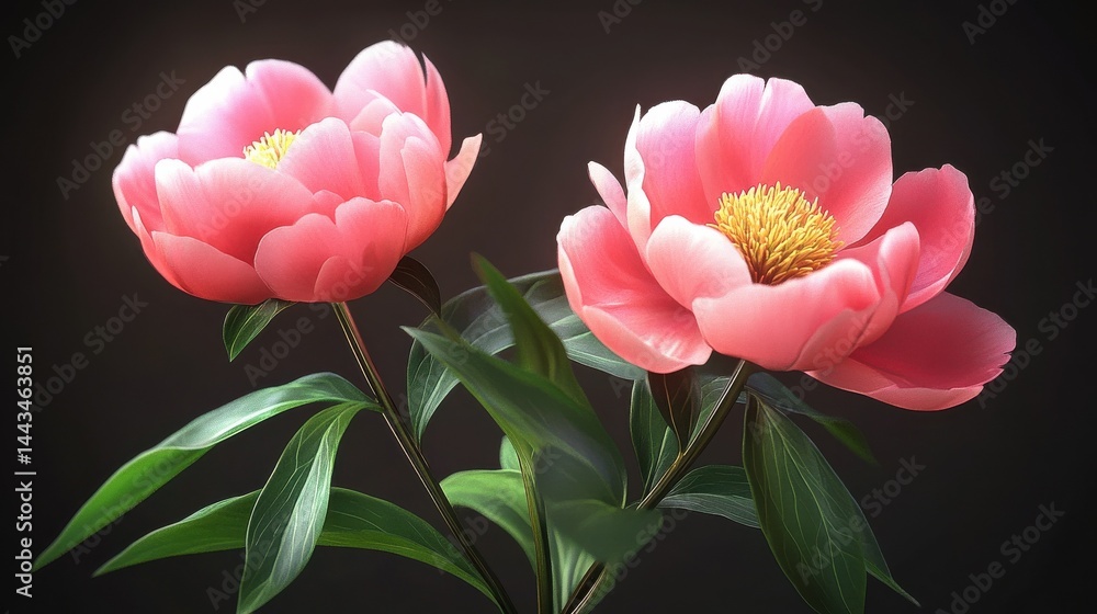 Fototapeta premium peony flower close up marco good for design