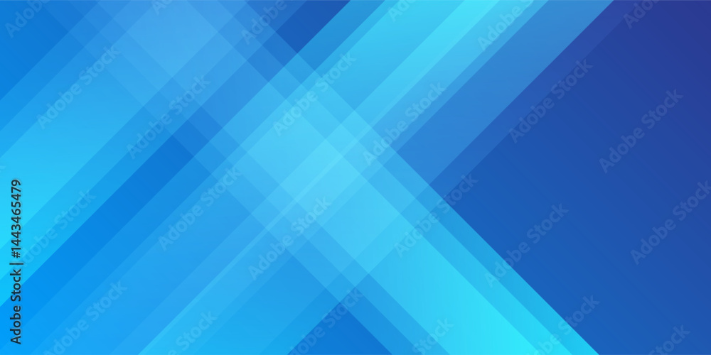 Obraz premium Geometric blue abstract background. Dynamic shapes composition. Cool background design for posters. Vector Eps10