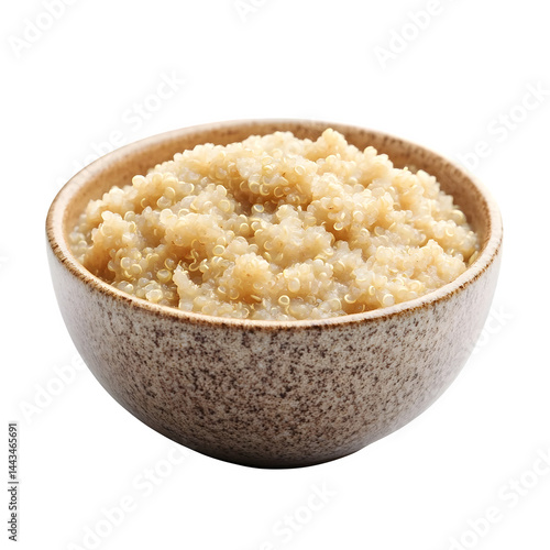 Wallpaper Mural Bowl of quinoa porridge isolated on white background Torontodigital.ca