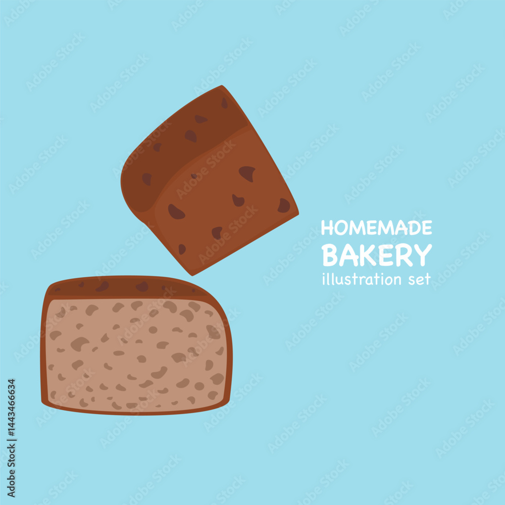 Bakery and fresh pastries set. Collection of homemade breads, fresh french bread slices, baguettes, assortment. Bakery and shop. Flat design vector illustration elements. Isolated. White background. Bakery and fresh pastries set. Collection of homemade breads, fresh french bread slices, baguettes, assortment. Bakery and shop. Flat design vector illustration elements. Isolated. White background.
