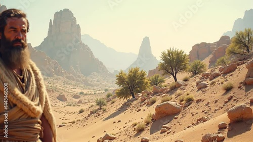 John The Baptist in the wilderness