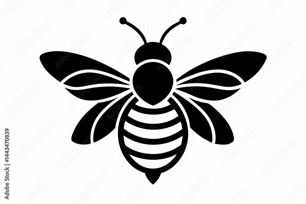 Obraz premium bee and flowers