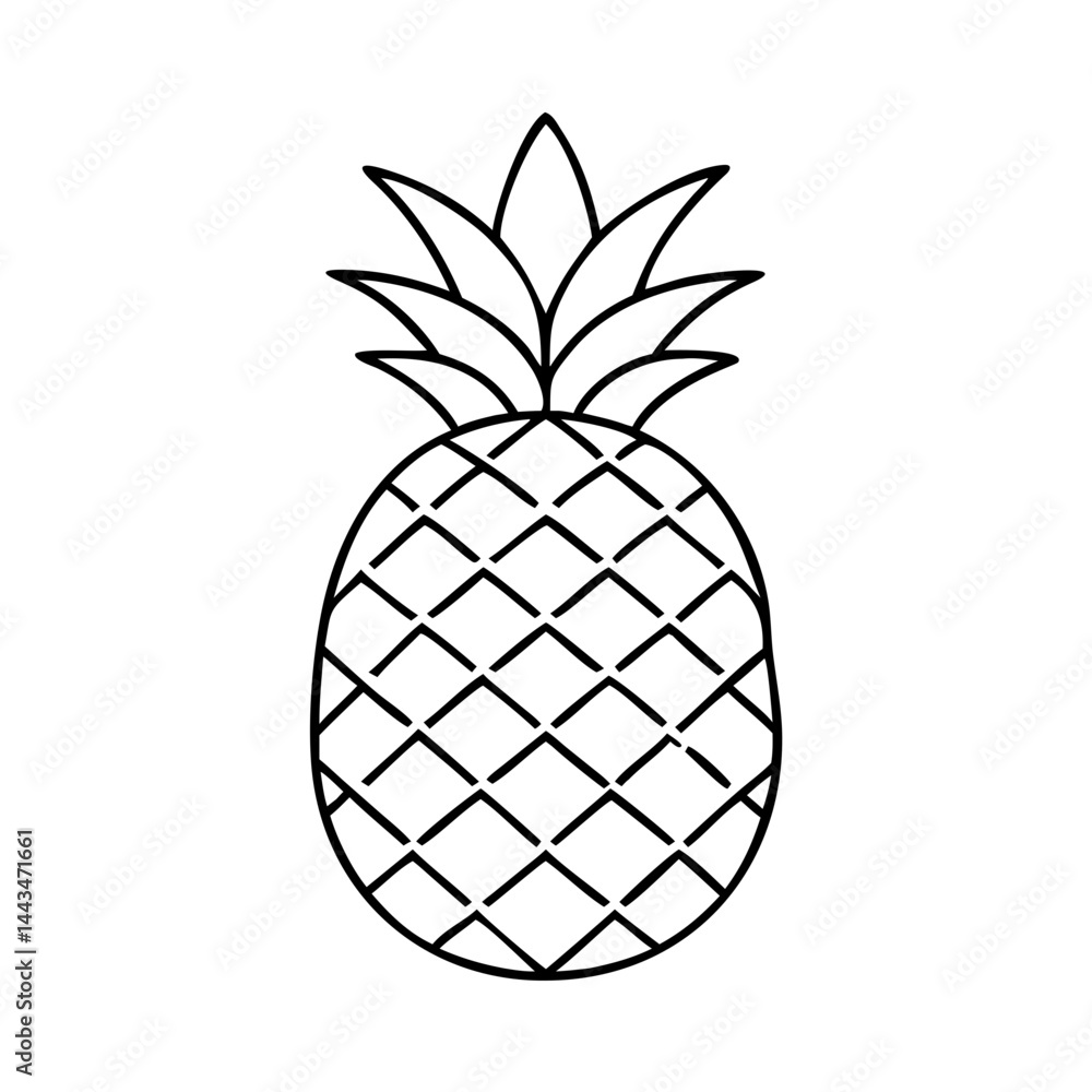 pineapple icon, pineapple vector illustration-simple illustration of pineapple, perfect for pineapple logos and icons pineapple icon, pineapple vector illustration-simple illustration of pineapple, perfect for pineapple logos and icons