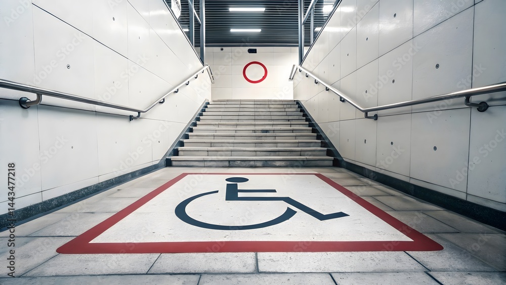Accessible Staircase and Ramp