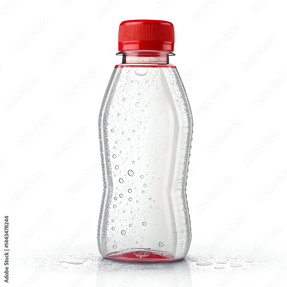 bottle of water, transparent bottle of water for advertising, marketing and promotion concept