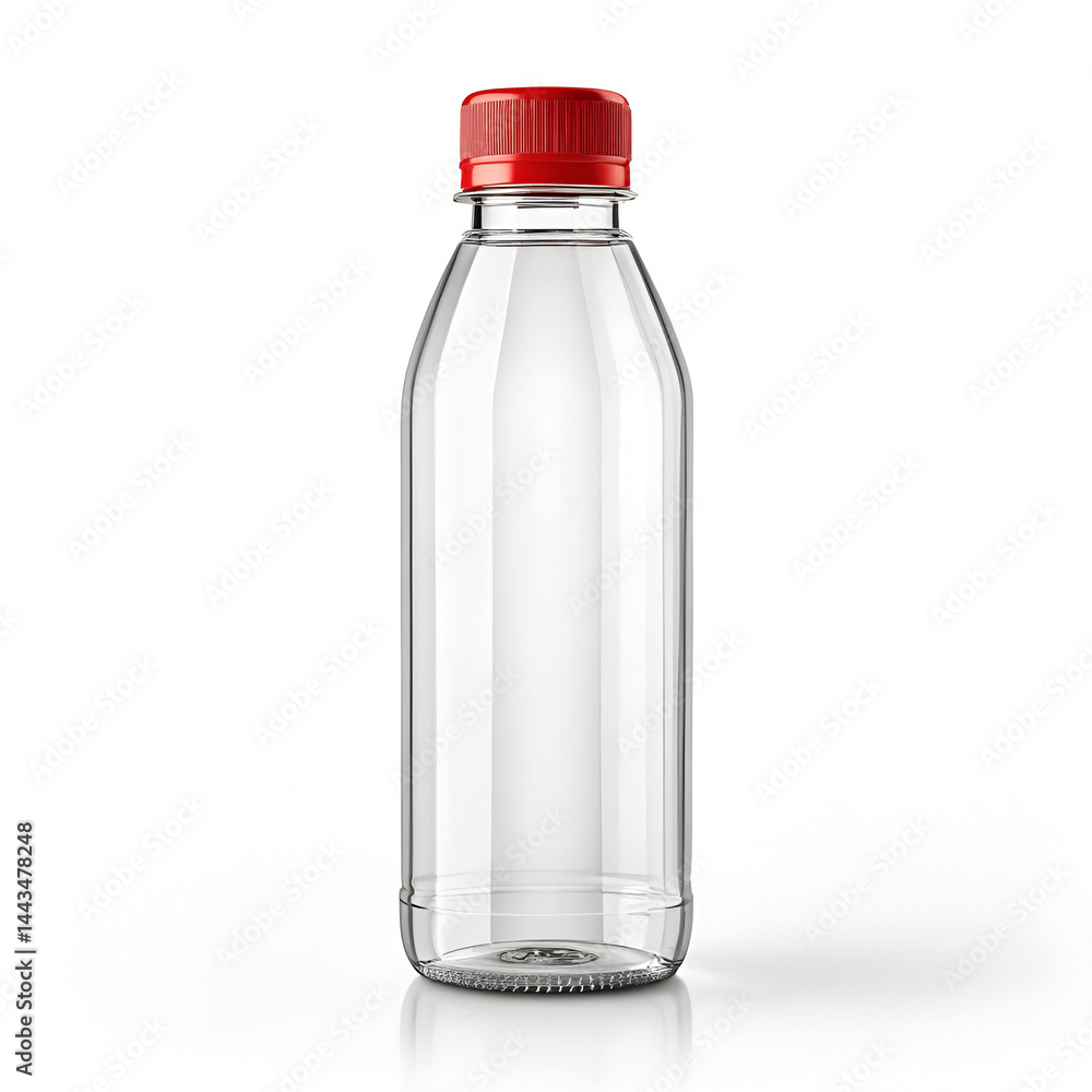bottle of water, transparent bottle of water for advertising, marketing and promotion concept