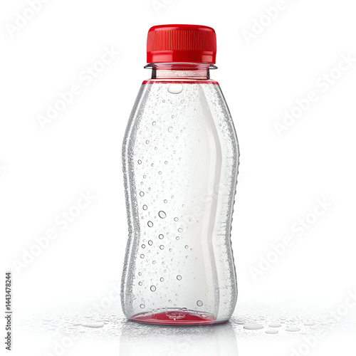 Obraz na płótnie bottle of water, transparent bottle of water for advertising, marketing and promotion concept w salonie
