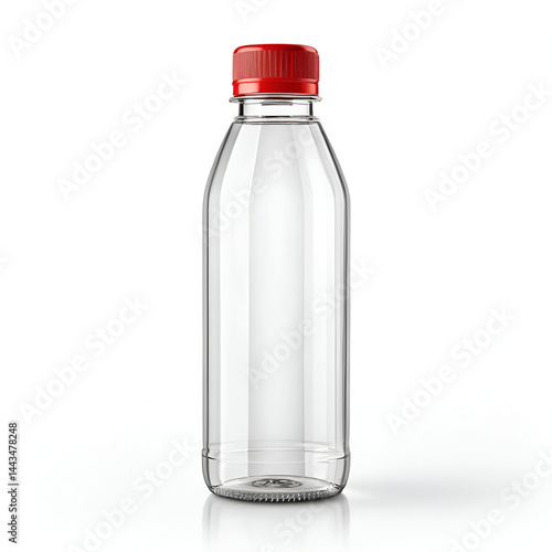 Obraz na płótnie bottle of water, transparent bottle of water for advertising, marketing and promotion concept w salonie