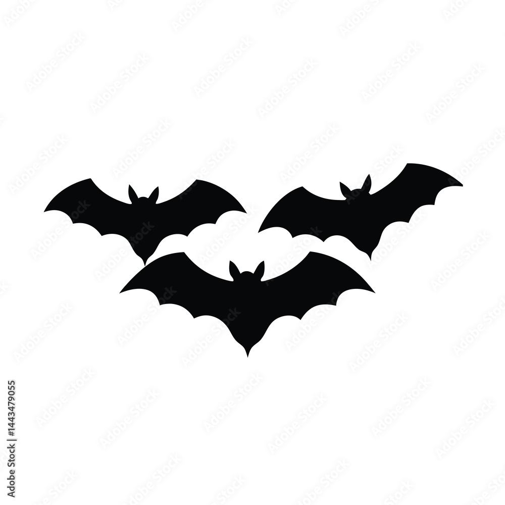 Naklejka premium Von Flederm Usen Vector Dark and Mysterious Silhouette