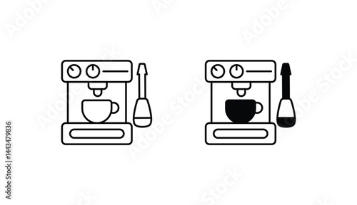 Appliance Repair icon design with white background stock illustration